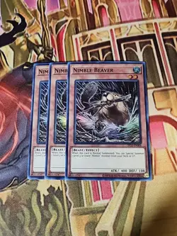 3X Nimble Beaver OP20-EN006 Super Rare NM Yugioh - Image 1
