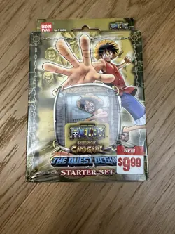 2005 Bandai ONE PIECE CCG The Quest Begins Starter Set Card Game Deck New/Sealed - Image 1