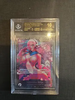 2024 One Piece Vinsmoke Reiju Top 8 Treasure Cup BGS 10 BLACK LABEL POP 1 - Image 2