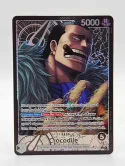 Crocodile - OP14-079 (Alternate Art) The Azure Sea's Seven Foil One Piece OP14 - Image 1