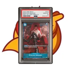 DRACULE MIHAWK OP01-070 PSA 10 ALT ART ROMANCE DAWN ONE PIECE TCG 2022 - Image 1