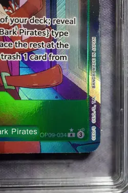 One Piece Perona Alternate Art Op09-034 Psa 9 - Image 5