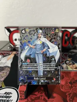 One Piece TCG Rob Lucci OP05-093 SP Emperors in the New World English Edition - Image 1