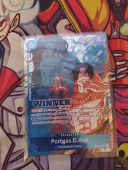 One Piece TCG Portgas.D.Ace Op07-053 (Winner Pack 2024) Promo - Image 1