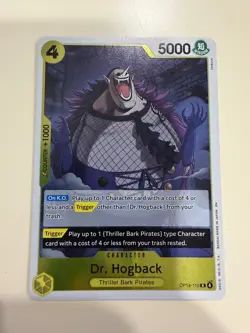 Dr. Hogback Foil OP14-110 The Azure Sea's Seven One Piece English - Image 1