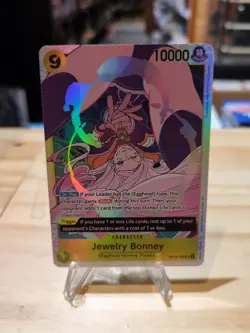 One Piece Carrying On His Will Jewelry Bonney OP13-108 Foil Super Rare SR - Image 1