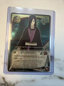 Naruto CCG Orochimaru holo rare card near mint or better - Image 1