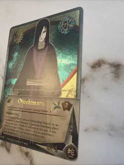 Naruto CCG Orochimaru holo rare card near mint or better - Image 3