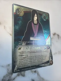 Naruto CCG Orochimaru holo rare card near mint or better - Image 4