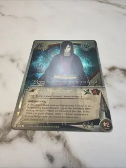 Naruto CCG Orochimaru holo rare card near mint or better - Image 5