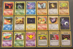 Team Rocket 1st Edition Pokemon Card Lot - 18 Cards - Non Holo - LP/NM - Image 1