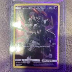 Pokemon Armored Mewtwo SM228 Promo Holo Card SM Psychic Raid 120HP 130 Attack - Image 1