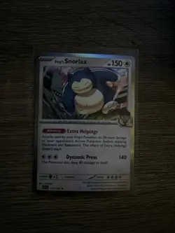 Pokemon TCG Hop's Snorlax Promo Holo Card Lot SVP 084 177/159 2 Cards - Image 3