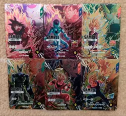 Dragon Ball Super Divers 6Th Sample Card Set Of 6 - Image 1