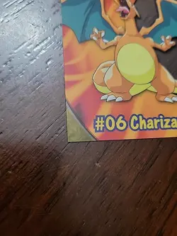 NM! Topps Pokemon #06 Charizard PC3 Clear Card Series 2 Tv Animation Edition - Image 2