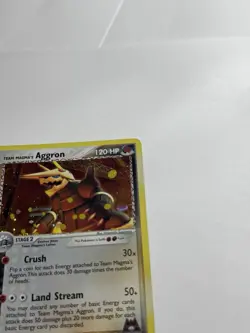 Team Magma's Aggron 7/95 Pokemon EX Team Magma vs Team Aqua Holo Rare Card - LP - Image 4