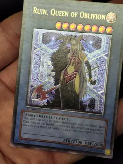 Ruin, Queen of Oblivion SOI-EN034 Ultimate Rare 1st Edition Yugioh Card - Image 2