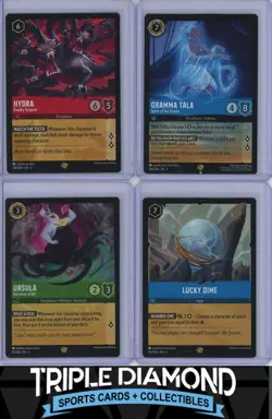 Disney Lorcana Into The Inklands Lot of 7 Legendary Cards Y259 - Image 3