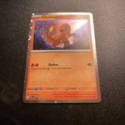 Charmander - 047 (Cosmos Holo Swirl) 047 Sv: Scarlet & Violet Promo Cards Holo - Image 3