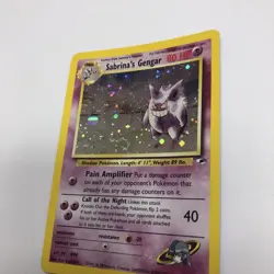 Pokemon Card - Sabrina's Gengar 14/132 Gym Heroes Holo Rare SWIRL - Image 2