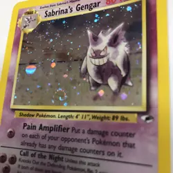 Pokemon Card - Sabrina's Gengar 14/132 Gym Heroes Holo Rare SWIRL - Image 3