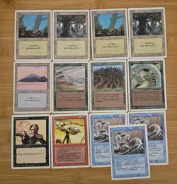 Magic The Gathering Revised Edition Lot 13 Cards - Image 1
