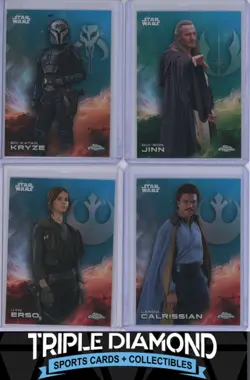 2025 Topps Chrome Star Wars Lot of 7 Cards #/150 Y257 - Image 3