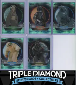 2024 Topps Chrome Star Wars Hyperspace Lot of 5 Cards #/199 Y255 - Image 1