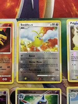 Vintage Pokemon Card Lot Reverse Holo Vulpix Typlosion Shiny Swablu - Image 2