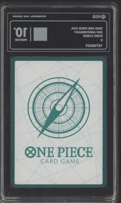 2025 One Piece Chinese 3rd Anniversary Don!! Card Jewelry Bonney PCG 10 PRISTINE - Image 2