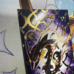 Gold Box Hit Holo Rayquaza Textured Shinny Database Non-TCG Pokemon Card - Image 5