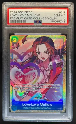 2024 One Piece Love Love Mellow Premium Card BS Volume 1 #ST03-017 PSA 10 - Image 1