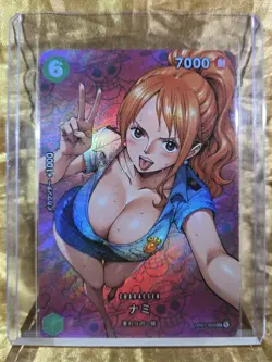 NAMI One Piece Waifu Goddes Card CUSTOM MADE - Image 1