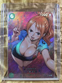 NAMI One Piece Waifu Goddes Card CUSTOM MADE - Image 2