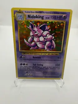 2016 Pokemon Card Nidoking 45/108 XY Evolutions - Image 1