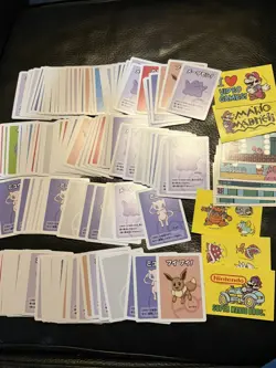 150+ LOT Pokemon Old Maid Topps Mario Cards Ditto Bowser Eevee Mew Spare Card - Image 1