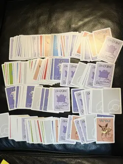 150+ LOT Pokemon Old Maid Topps Mario Cards Ditto Bowser Eevee Mew Spare Card - Image 3