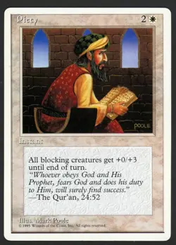 ***Piety*** MTG Alternate 4th Edition Magic Kid Icarus - Image 1