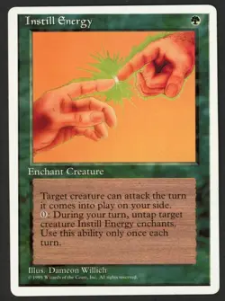 ***Instill Energy*** MTG Alternate 4th Edition Magic Kid Icarus - Image 1