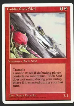 ***Goblin Rock Sled*** MTG Alternate 4th Edition Magic Kid Icarus - Image 1