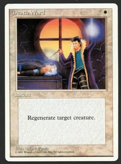 ***Death Ward*** MTG Alternate 4th Edition Magic Kid Icarus - Image 1