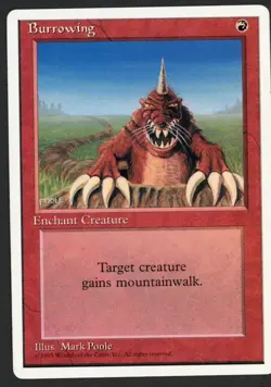 ***Burrowing*** MTG Alternate 4th Edition Magic Kid Icarus - Image 1