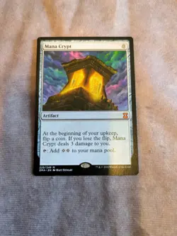 Mana Crypt EMA - NEVER PLAYED NM Magic the Gathering MTG Eternal Masters - Image 1