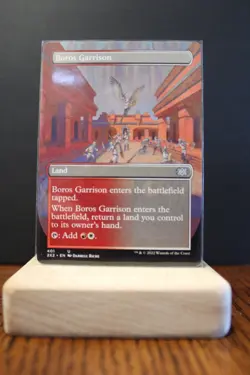 Boros Garrison Uncommon NM Borderless Double Masters 2022 2X2 MTG Magic ManaFam - Image 1
