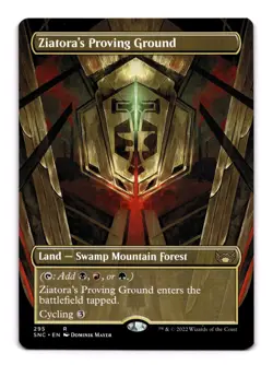 Ziatora's Proving Ground (Borderless) - 295Streets of New Capenna R Normal NM - Image 1