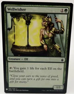 1x Wellwisher #166 The List Reprints Regular MTG NM - Image 1