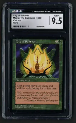 ***CGC 9.5 City of Solitude*** MTG Visions Magic Kid Icarus - Image 1