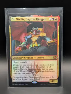 MTG - Ob Nixilis, Captive Kingpin - FOIL - Legendary Creature - MAT 41 - Mythic - Image 1