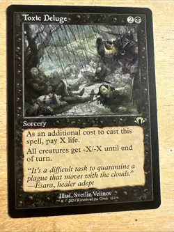 Toxic Deluge Retro Frame Modern Horizons 3 NM MTG - Image 1