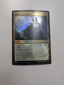 MTG - Mystic Monastery (Ripple Foil) - Commander: Modern Horizons 3 NM/M Cond - Image 1